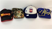 3 Military  Caps/Hats & Jeff Gordon cap/hat