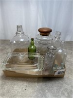 Keep it Cool jug / pitcher teak wood, glass