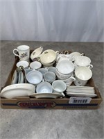 Large lot of cups, saucers and misc china