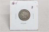 1868 Three Cents