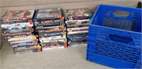 Milk Crate of DVDs & Blue Rays