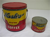 Nash's Coffee - 5 lb. Can & 1 lb. Can