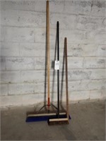 (2) Push Brooms + Yard Stick