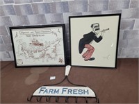 Vintage and fun wall art pieces