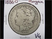 1886 O MORGAN SILVER DOLLAR 90% VG