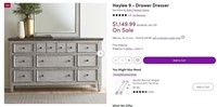 WR78 Haylee 9 - Drawer Dresser