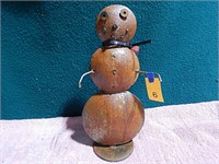 Metal Snowman 10"