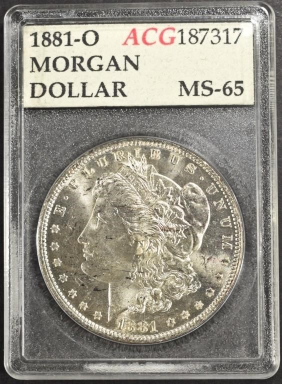 1881-O MORGAN DOLLAR ACG GEM BU