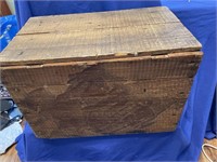 Wooden Box 10” x 16” x 11”.