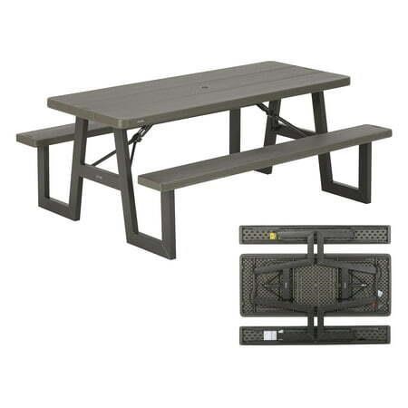 Lifetime 6-Ft W-Frame Folding Picnic Table  60233