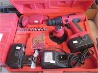 Cordless Tool Set, Tool, Charger Battery (2) & Cas