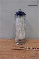 Vintage Straw Dispenser