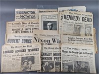 Vintage/Antique Political Newspapers & More!