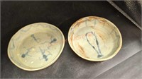 Handmade Pottery low bowls