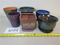 6 Small Planter Pots (No Ship)