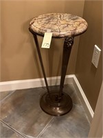 Marble Top Pedestal Stand