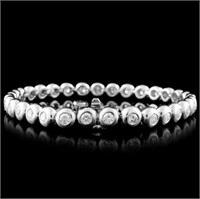 2.71ctw Diamond Bracelet in 18K White Gold