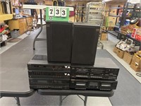 Sharp/Sony Sound System w/ Speakers