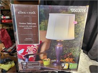 Allen Roth outdoor table lamp