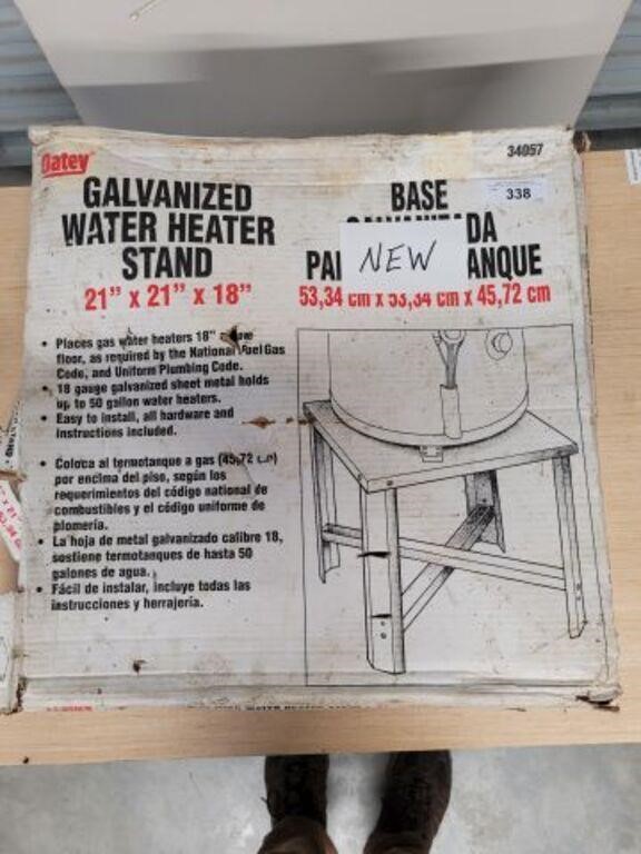 GALVANIZED BASE FOR WATER HEATER