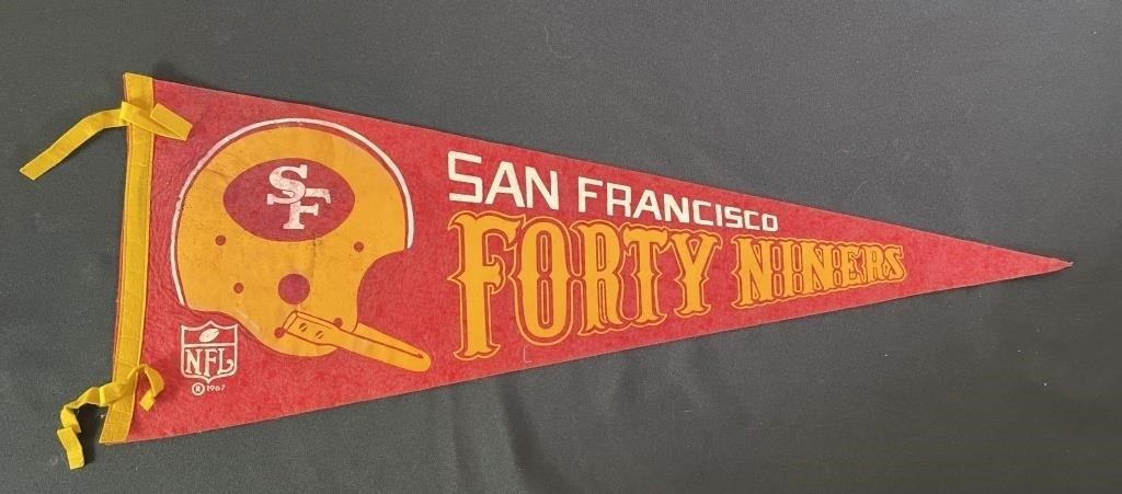 1967 San Francisco Forty Niners Pennant