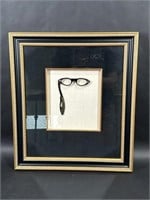Vintage 50’s Black Frame Opera Glasses in Frame