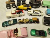 Lot of Die Cast Cars and Trucks