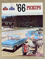 1966 Mercury Pickup Pamphlet (11 pgs.)