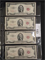 (4) US $2 NOTES