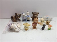 Assorted Miniature Porcelain Figures