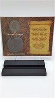 Susan B/ D Eisenhower Tribute Coin Set