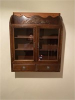 Wood Display Cabinet