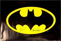 Autograph Batman Michael Keaton Poster