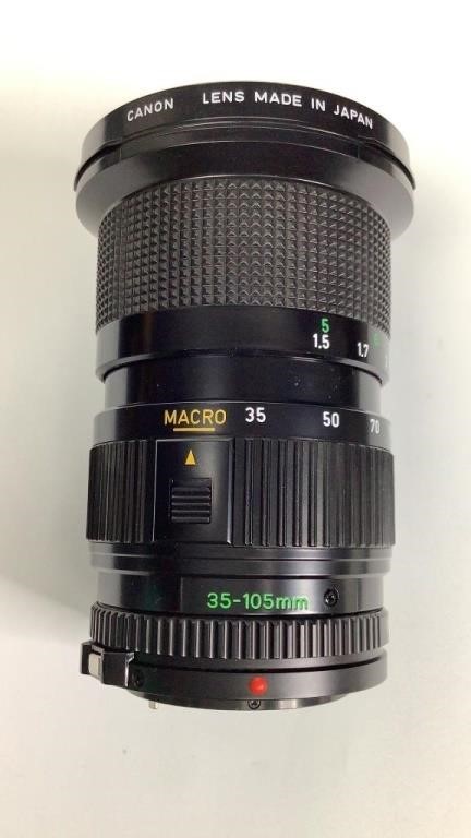 Canon FD 35-105/3.5 Zoom Camera Lens