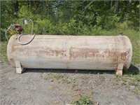 1000 GAL FUEL TANK W/ WORKING 110V PUMP- Batavia**