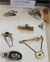 5 TIE CLIPS & 2 PINS