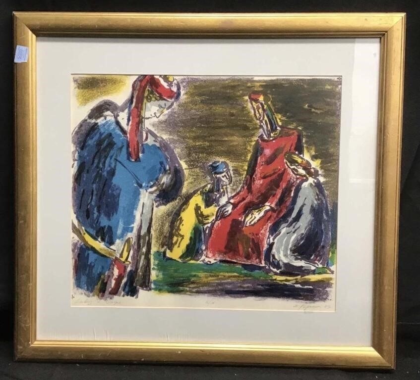 Signed M. Kapalick (?) LE 16/16 Lithograph  On
