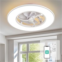Orison Ceiling Fans with Lights,23 in Bladeless Ce