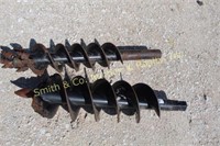 2 - AUGER BITS for HYDRAULIC AUGER 8" & 12"