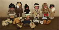 LOT 12 INUIT AND FIRST NATIONS DOLLS