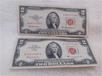 1953, 63 Two Dollar Red Seals