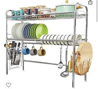 Heomu $187 Retail Over The Sink Dish Rack