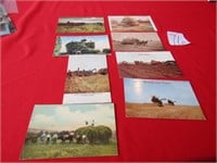 8-  EARLY 1900'S VINTAGE FARMING POST CARDS