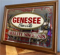 Vintage Genesee Beer & Ale Bar Mirror
