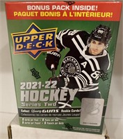 21/22 UD hockey series two factory sealed box