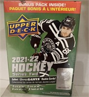 21/22 UD hockey series two factory sealed box