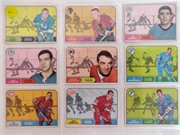 9 1968-69 OPC Hockey Cards
