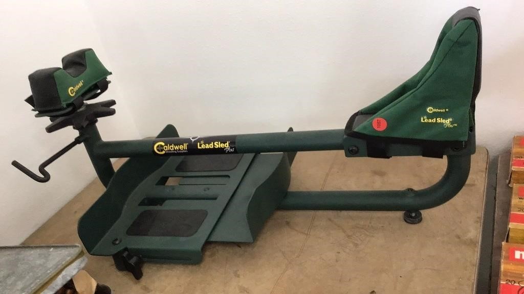 Caldwell lead sled shooting rest.
