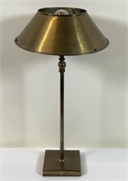 CONTEMPORARY BRASS TABLE LAMP