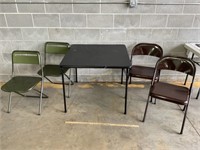 Folding Table & Folding Chairs